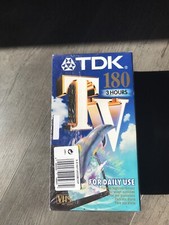 3 x TDK TV 180 3 Hour Blank