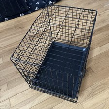 Small Dog Crate 60cm By 53cm By 51cm Tall. Folds Flat. Preloved