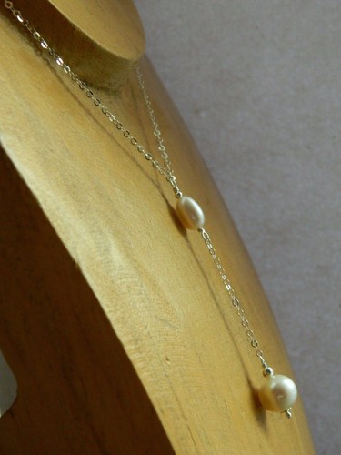 White freshwater pearls - white, &
