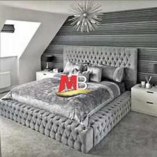 Ambassador Bed in Plush Velvet