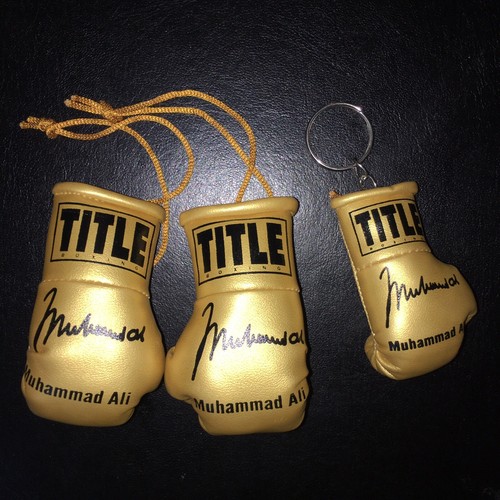Muhammad ali autographed - autographed, mini