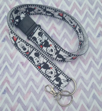 Mickey Mouse Lanyard Neck ID Badge holder Ribbon Lanyard park pass holder