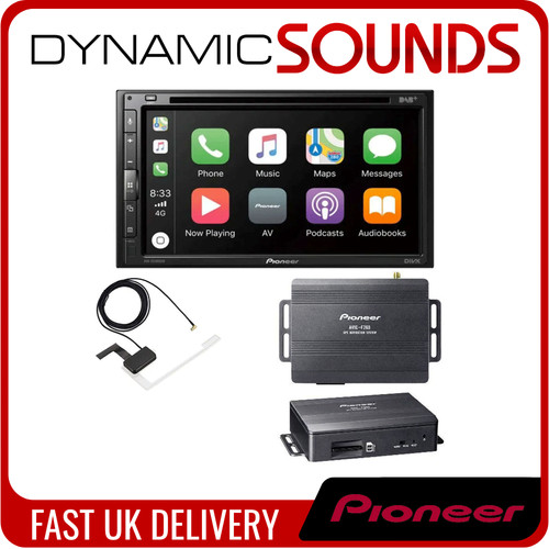 Pioneer cd dvd usb - 6.8", cd/dvd