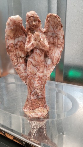 Red net stone - angel, crystal
