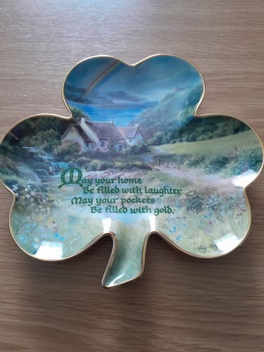 Franklin mint shamrock plate - franklin,
