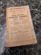 1912 WISDEN w. Partial Orig