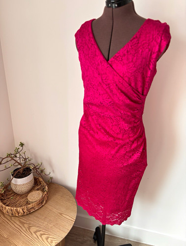 Alexon sheath dress pink - uk, 12
