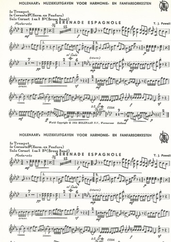 Serenade espagnole fanfare - serenade,