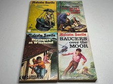 4 x Vintage Malcolm Saville Paperback Books 1970s Lone Pine Adventure Armada