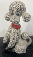 Vtg MCM Tall Grey Ceramic