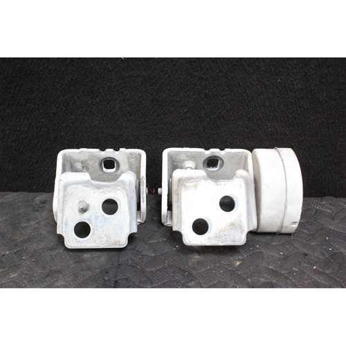 Pair lower hinges upper - hinges, rear