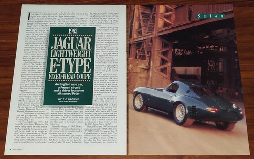 Jaguar 1963 lightweight type - 1963,