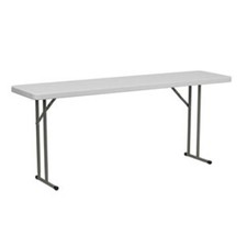 Plastic 6ft x 1ft 6in Banquet