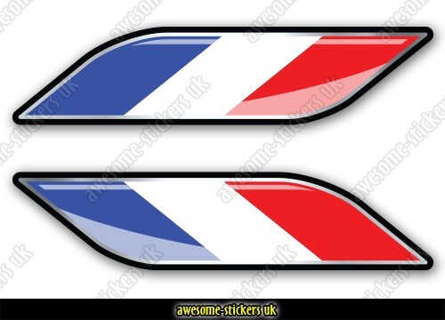 French flag stickers 010 - x,