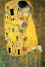 Gustav Klimt The Kiss Art Poster Print Wall Art Home Decor A0 A1 A2 A3 A4 A5 A6