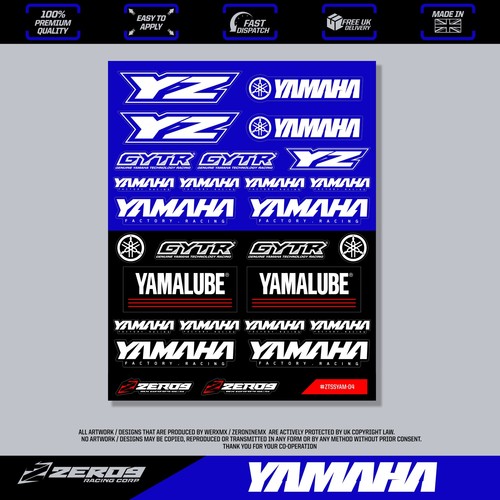 Yamaha stickers motocross - stickers,,