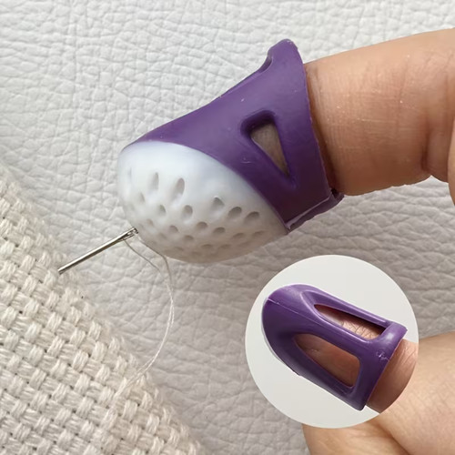 Silicone sewing thimble - thimble, finger