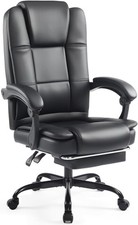 T-THREE.High-back ergonomic office swivel chair, executive seat with tilt