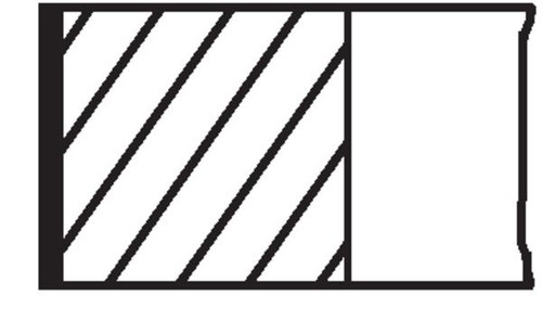 Piston ring kit 80mm cylinder - kit,