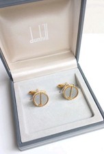 Dunhill Cufflinks Gold Silver