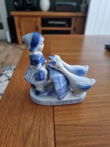 Vintage blue delft - delft, holland