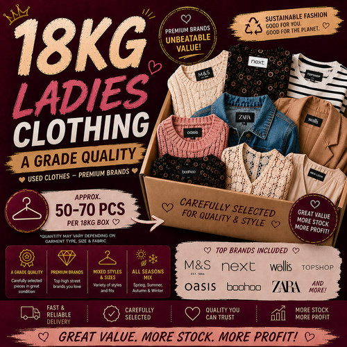 18kg ladies clothing bundle - ladies,