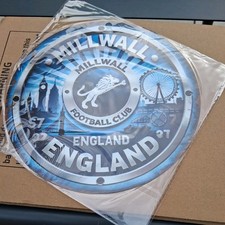 Millwall garden Shed Metal Sign 20cm x 20cm 