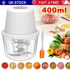 Mini Food Chopper Electric Processor Blender Glass Mixer Garlic Spices Grinder