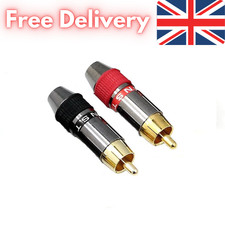 2 PCS Professional RCA Phono