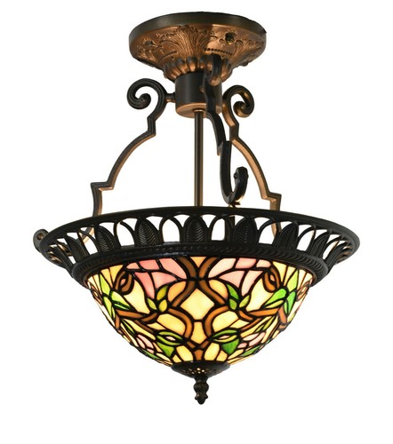Tiffany style ceiling - style, up
