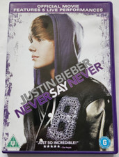 Justin Bieber: Never Say Never DVD - Excellent Condition