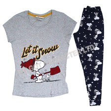 Peanuts Snoopy Pyjama Gift Pack Women's PJs Set | Cozy Cotton Sleepwear UK 8-24