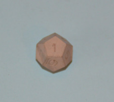 ARMORY Swirl Dice D12 12 sided Polyhedral poly AD&D New and Unused 1980s? RPG