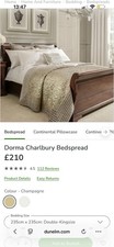Dorma charlbury bedspread 235x - dorma,