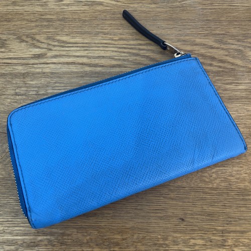 Smythson ladies blue leather
