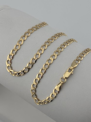 9ct yellow gold solid flat - gold,