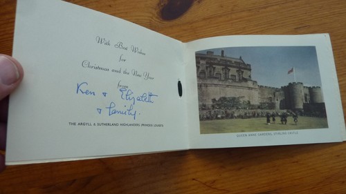 1950s original xmas - original, card