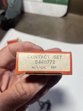 Pair of  Used Genuine Old School Lucas Ign Contact Set 5441172 DSB110