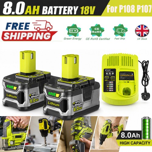 0ah for ryobi 18v - for, battery
