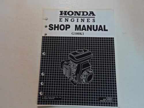 1995 honda engines g100k1 - 1995, shop