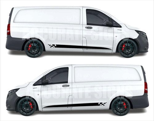 Stickers for swb mercedes vito - for,