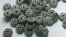 5/10 Oval Metal Spacer Hair Bracelet Beads Norse Viking/Celtic Knot Beard Charm