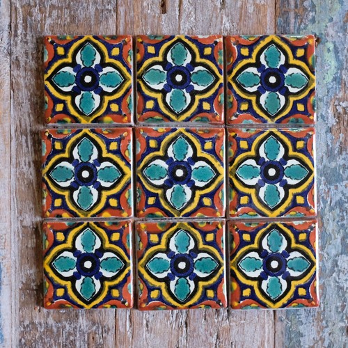 Ceramic mexican tiles - x,