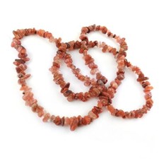 Orange/White Carnelian Beads