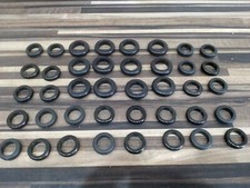 Cable Electrical Rubber Gromits Joblot 20+25mm Black For Cable Box Entry 