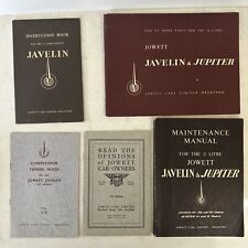 Jowett Javelin Maintenance Manual Instruction  competition tuning notes Spares M