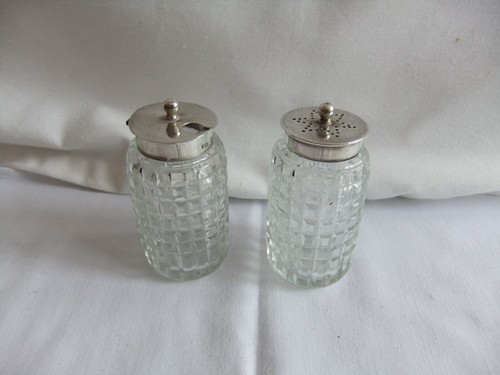 Vintage solid silver topped - vintage,