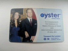 LimitedEdition 2011 Royal Wedding Oyster Card Prince William Catherine Middleton