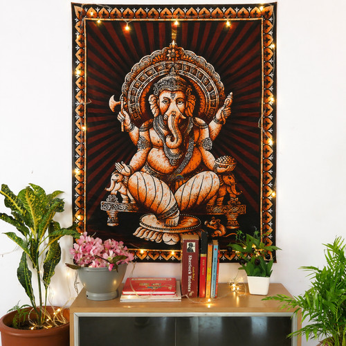 Lord ganesha tapestry god - lord,