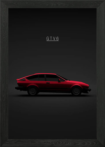Alfa romeo gtv6 red 1986 - alfa,